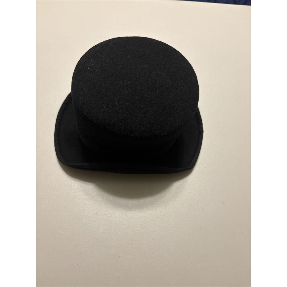 Hats in the Belfry 100% Wool Felt Fedora Black Men's Small